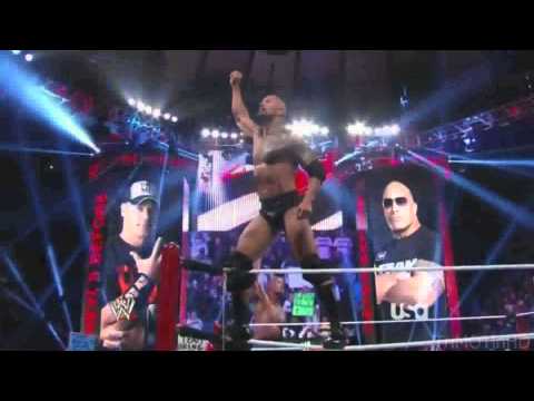 John Cena vs The Rock - We are young - Wrestlemania 28
