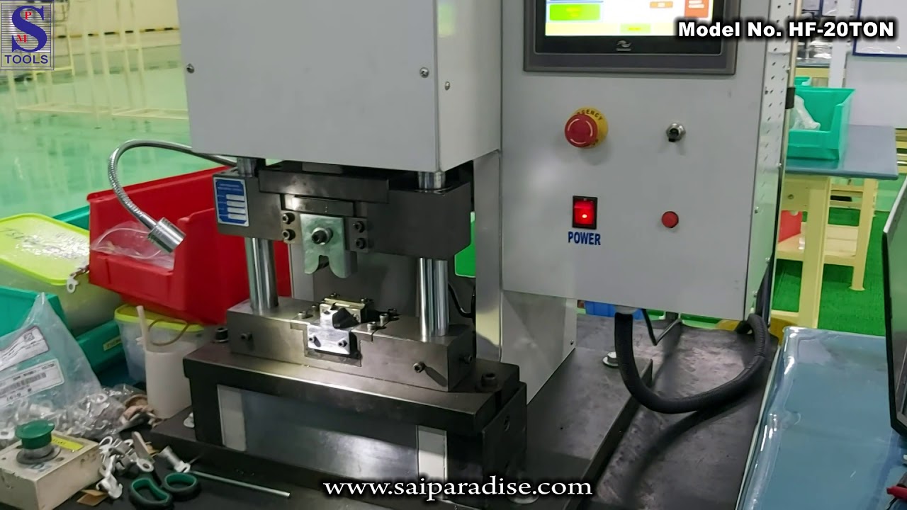 Battery Cable Crimping Machine (HF 20TON) YouTube