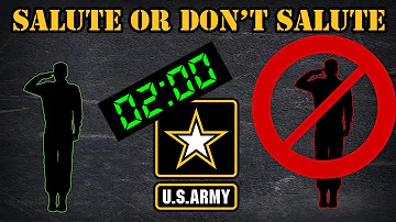 Who is the persons entitled to salute?