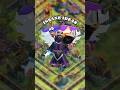 Insane Idea grand Warden fireball attack ☠︎︎ #shorts #shortsfeed #coc #clashofclans