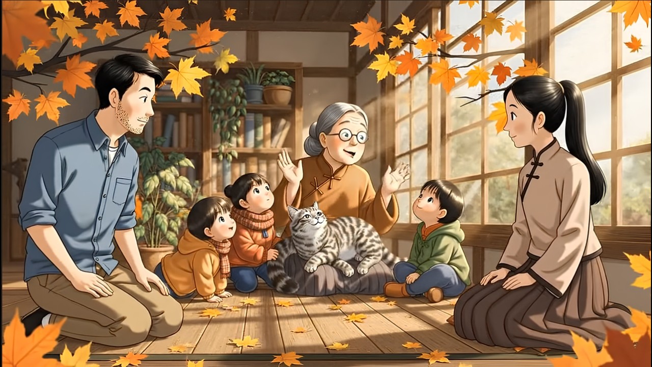 Cozy Autumn Evenings in the Village | Mushrooms, Stories & Firelight | Ghibli Inspired Relaxing Mood