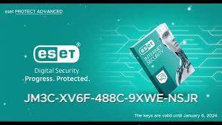 ESET NOD32 ANTIVIRUS Free Trial License activation key for 30 days | December 06, 2023