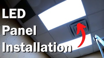 How to install an LED Flat Panel Light Fixture