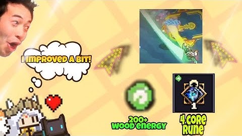 I reached 200+ WOOD ENERGY with 4 core rune and then this HAPPENED | My Heroes