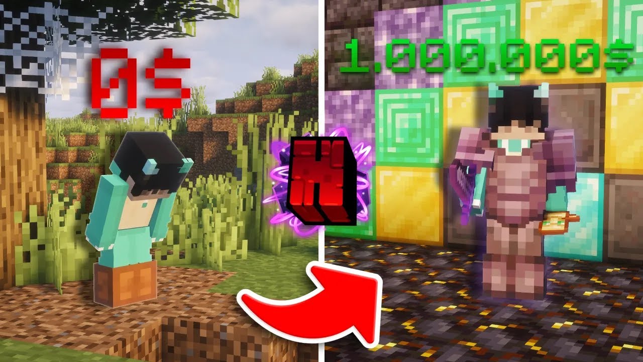 Von 0 zu 1.000.000 auf dem HugoSMP 💵 (+Neue Geld Methode)