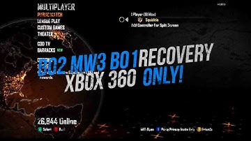 Call Of Duty Recovery Service Bo2, Bo1, Mw3 Max Rank Unlock All God Mode Classes