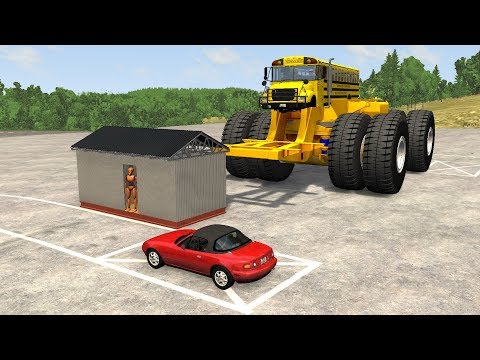 Gigantic Vehicles on Normal Roads - beamng
