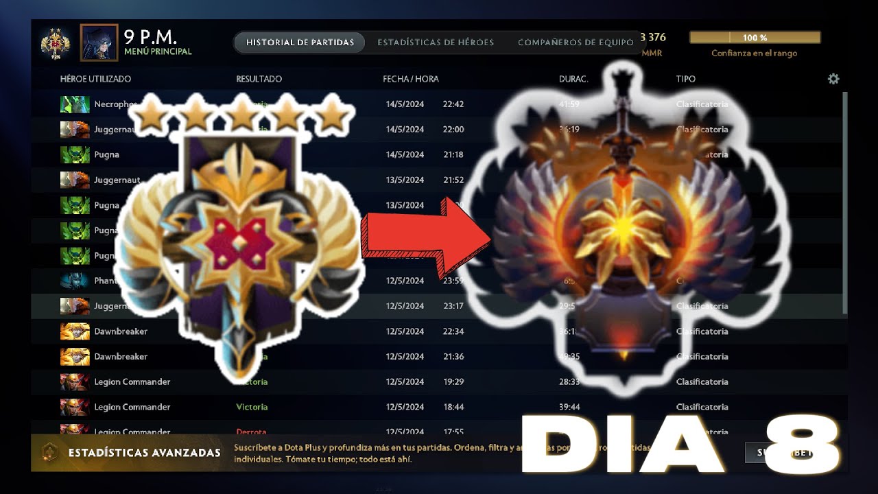 De Leyenda A Inmortal Dia 8 3298 MMR YouTube de-leyenda-a-inmortal-dia-8-3298-mmr-youtube