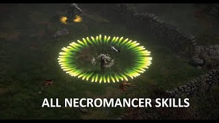 All Necromancer Skills Diablo 2 Resurrected