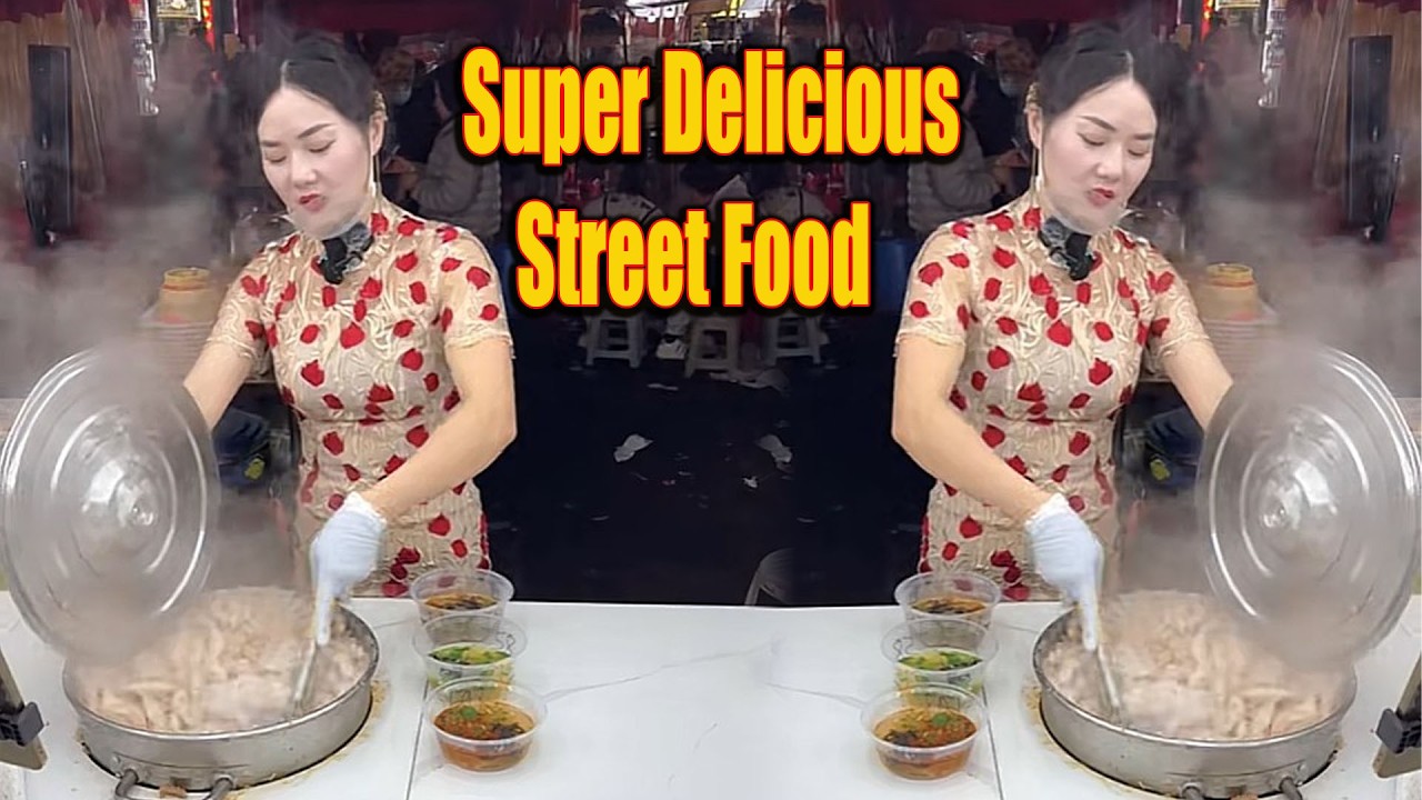🔴 LIVE 🔴 Super cool chinese street food #food #streetfood #美食 #delicious #cooking