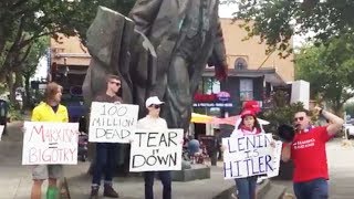 Alt-Right Statue Protest Just Sad