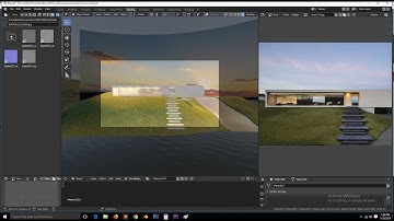 🔴 blender 2.8 live modeling exterior scene modeling architectural visualization in blender 2.8