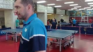картинка: Ветераны 40+. 1/2 финала. Романов - Фомин. 