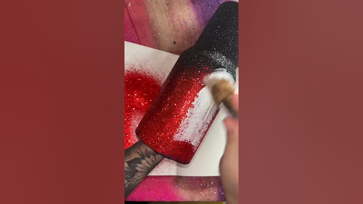 Stanley tumbler with red and black glitter #stanleytumbler  #stanleycup