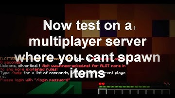 Minecraft 1.0.0 Item Dupe in MULTIPLAYER!!! DOESNT WORK!