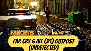 Far Cry 6: ALL (21) FND bases Silently Liberated