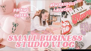 Day in the Life of a Small Business Owner, ASMR Packing Orders, Studio Vlog 049