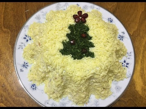 Video: Pagluluto klasikong Mimosa salad na may keso