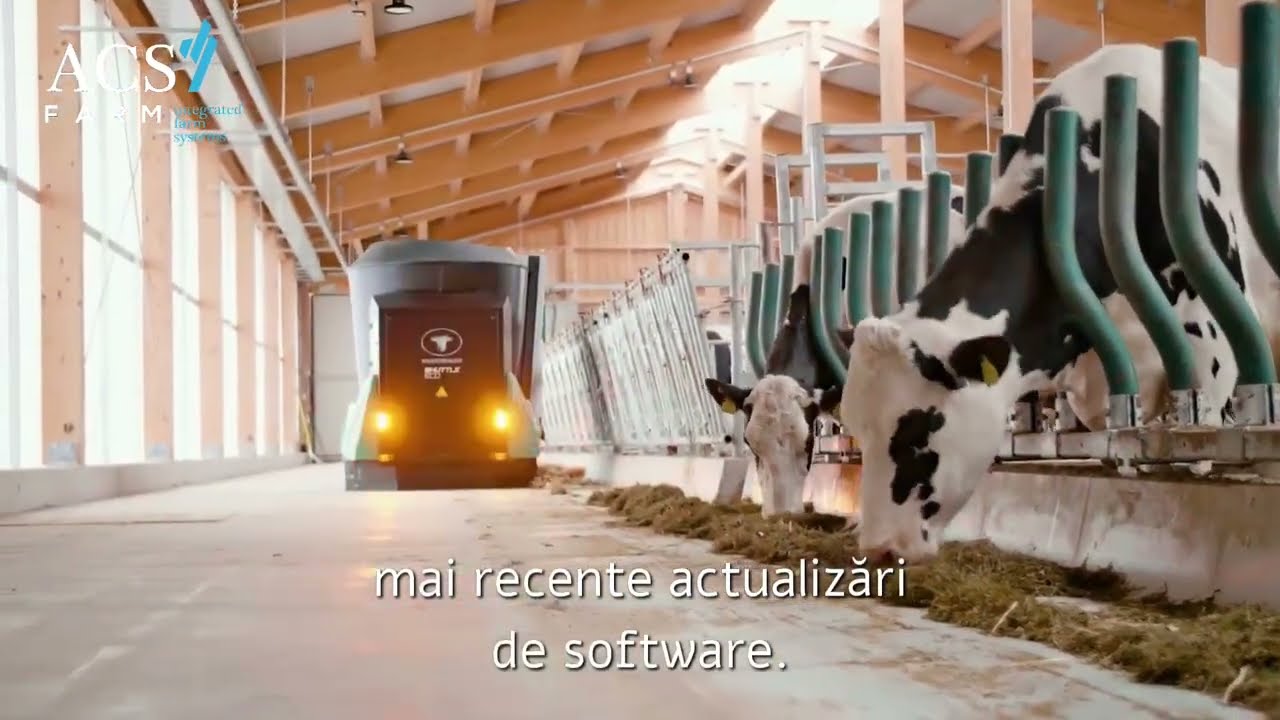 Shuttle Eco – Robot de furajare automată pentru eficiență și performanță în fermele de bovine