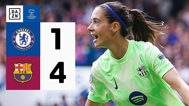 Chelsea vs FC Barcelona (1-4) | Resumen y goles | UEFA Women's Champions League 2024-25