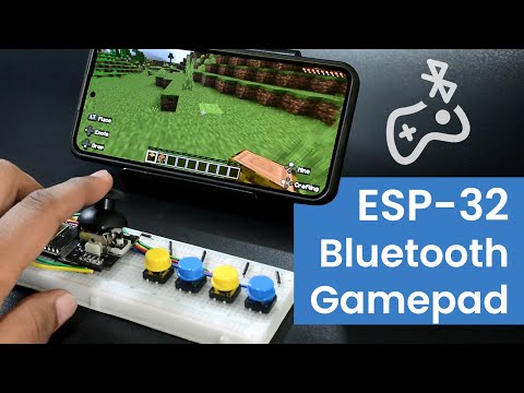 Bluetooth Gamepad with ESP32 | Arduino (IDE) project
