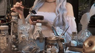 ASMR White Witch Therapy | Skincare, Brushing, Plucking | Saving You From The Evil