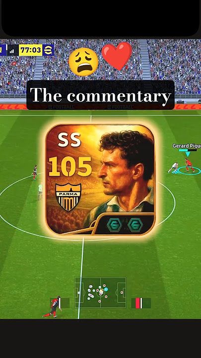 Damn !! best commentary 😩❤️ #efootball #pes #efootball2024 #robertobaggio #baggio