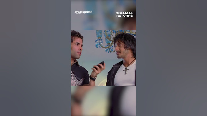 Lucky's funny call with Gopal 😂 | Golmaal Returns | #primevideoindia