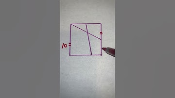 How to solve this geometry question | math puzzle #geometry #math #puzzle #question #shorts