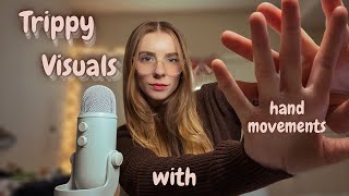 ASMR | FAST AND AGGRESSIVE HAND MOVEMENTS AND VISUALIZATIONS (mouth sounds, mic scratching) *trippy*