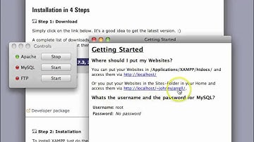 Installing and using XAMPP on the Mac