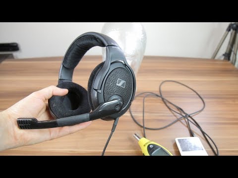 Sennheiser PC 360 headset dB test + review + how to remove ear-pads