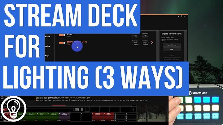How to Use the Elgato Stream Deck to Control Stage Lighting and More!