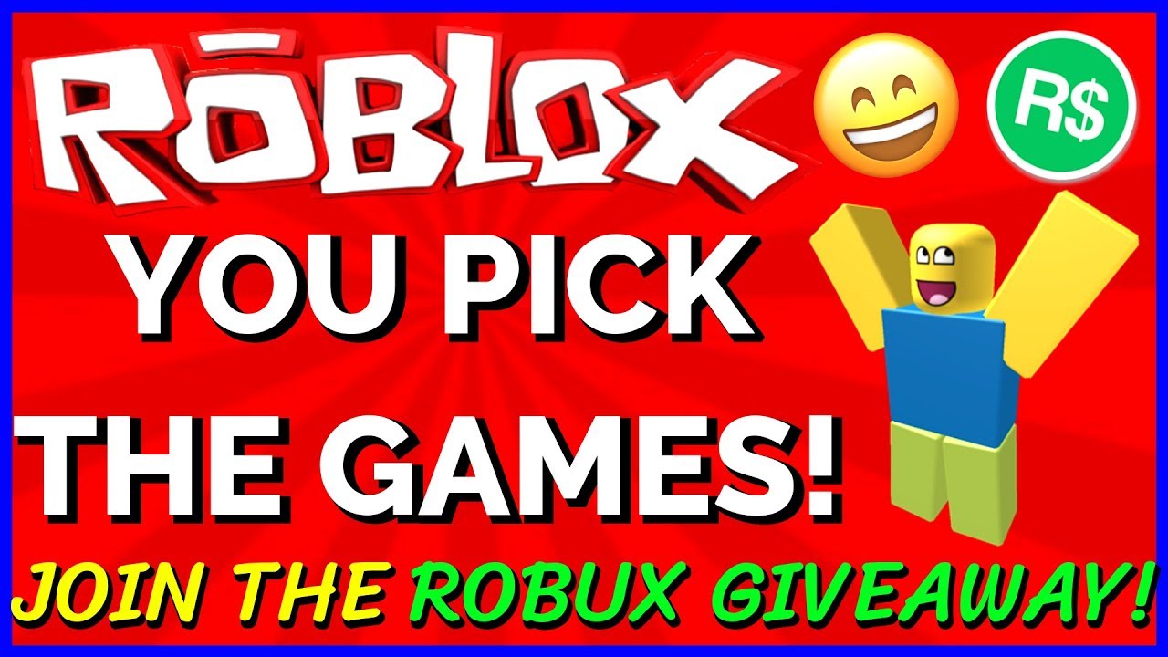 Roblox Giveaway Games