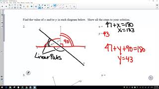 Solving for Unknown Angles