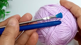 you should learn this! I couldn't believe the technique in this crochet stitch.