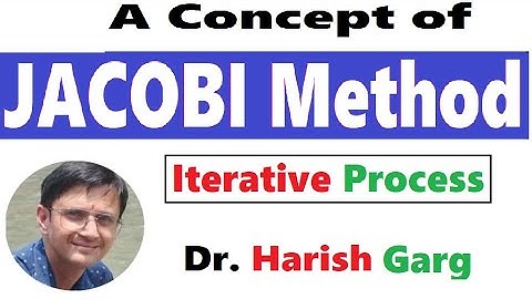 A concept of Jacobi Method | Diagonal Dominant Property