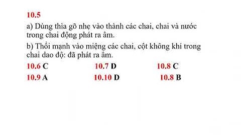 Bài 5.7 sbt vật lý 7 tập 1 năm 2024