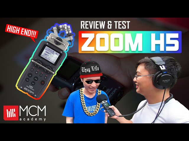 REVIEW VÀ TEST MÁY GHI ÂM CẦM TAY ZOOM H5