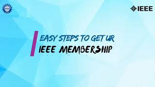 Easy steps for becoming an IEEE Member