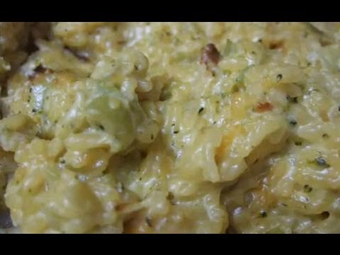 Cheesy Broccoli and Rice Casserole - video recipe