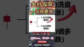 抄底绝技，金针探底秘籍，一买就涨 #抄底 #港股  #港股投资 #股票 #股票分析