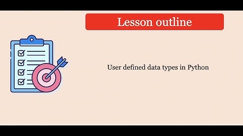 Year 13 Lesson 36 - Further Programming - user defined data types using Python