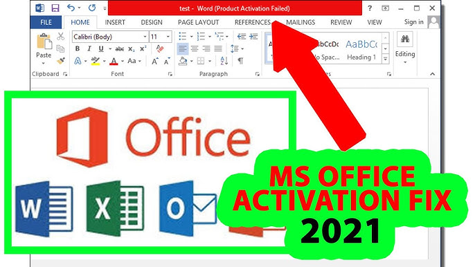 Fixed Key Activate Failed in Microsoft Office, Word, Excel, Powerpoint -  YouTube