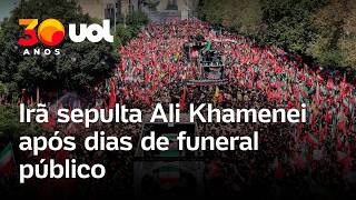 Iran lays Ali Khamenei to rest after days of public mourning, as protesters call for 'revenge' ag...