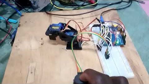 PAN TILT SERVO WITH JOY STICK (prototype)