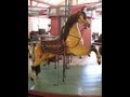 Riding the flying horses carousel in oak bluffs ma on marthas vineyard