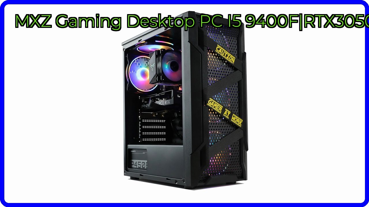 REVIEW (2026): MXZ Gaming Desktop PC I5 9400F|RTX3050. ESSENTIAL
