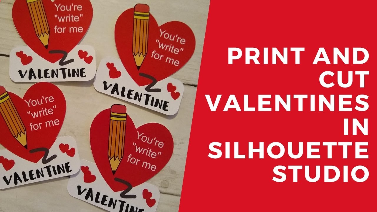 Let's Make a Valentine in Silhouette Studio - YouTube