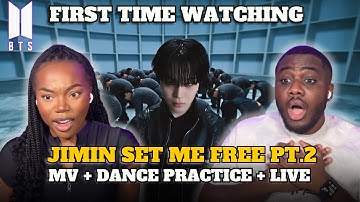 K-POP NEWBIES FIRST TIME WATCHING BTS (방탄소년단) JIMIN SET ME FREE PT. 2